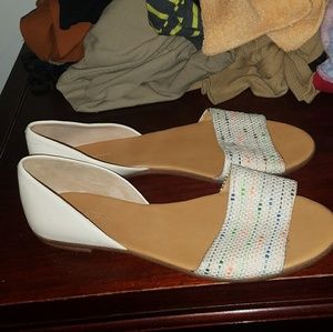 J. Crew factory tweed  flats